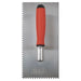 Sealey Stainless Steel 4mm Notched Trowel with Rubber Handle 270mm T7804 Sealey - Town Tools 