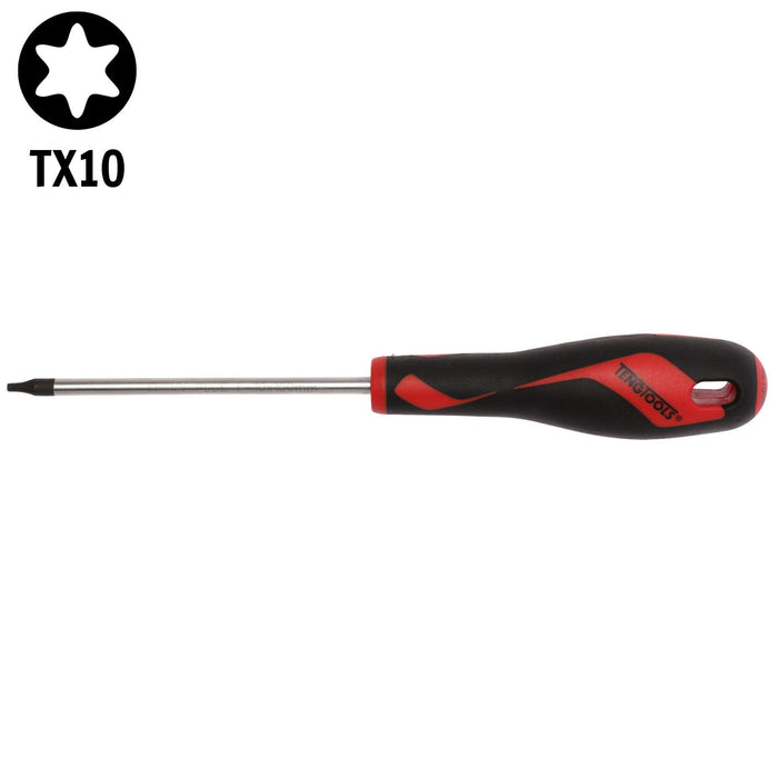 Teng Tools TX Screwdriver TX10 x 100mm M Teng Tools - Town Tools 