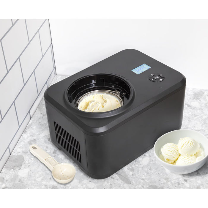 Baridi Automatic Churning Ice Cream Machine 1.5L - Black DH240