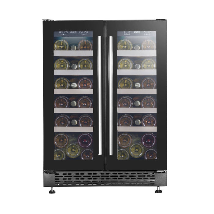 Baridi 40 Bottle/120 Can Freestanding Dual Zone Wine Fridge & Cooler 60cm Baridi - Town Tools 