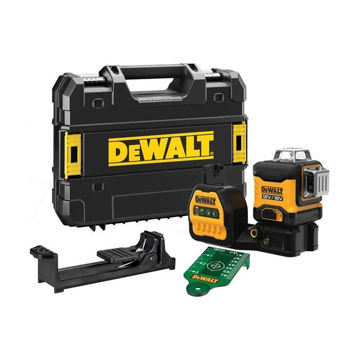 Dewalt Power Tools DCE089 NG18 3 x 360° Green Multi-Line Laser 12/18V Bare Unit DeWALT Power Tools - Town Tools