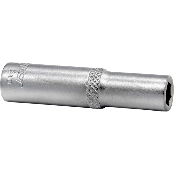 Sealey 1/4"Dr Deep Socket 6mm (Micro Satin Finish)