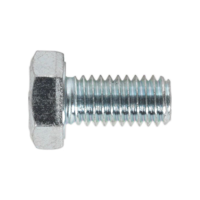 Sealey HT Setscrew M6 x 12mm 8.8 Zinc Pack of 50 SS612 Sealey - Town Tools 