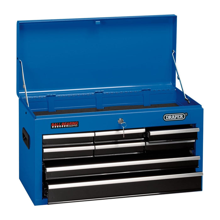 Draper Tool Chest, 8 Drawer, 26", Blue 14898 Draper - Town Tools 