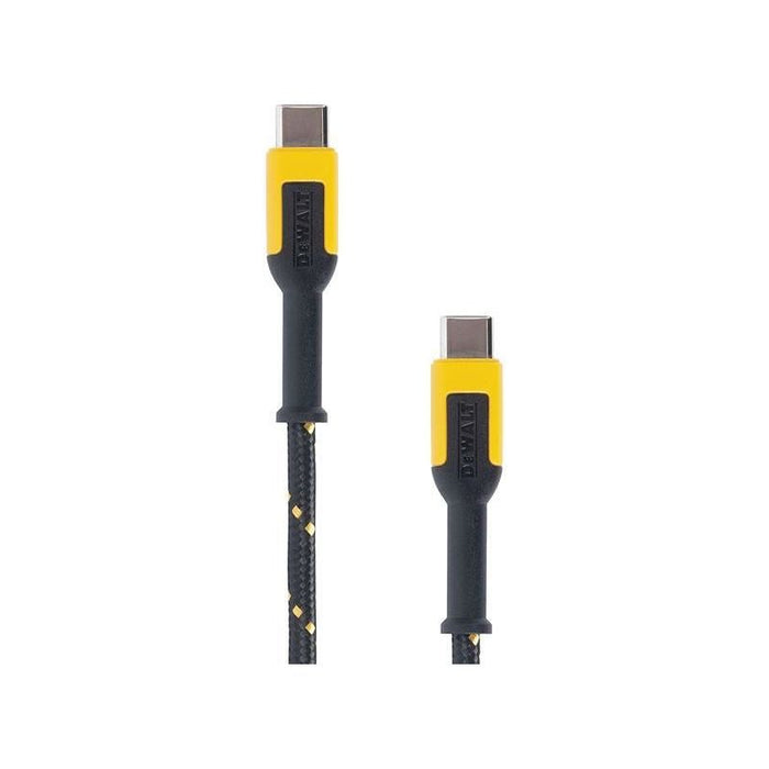 Dewalt Telecoms USB C to USB C Reinforced Charging Cable 1.8m (6ft) DEWALT Telecoms - Town Tools