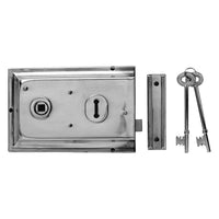 Yale Locks P334 Rim Lock Grey Finish 156 x 104mm Visi