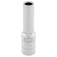 Draper HI-TORQ 12 Point Deep Socket, 3/8" Sq. Dr., 8mm 32818