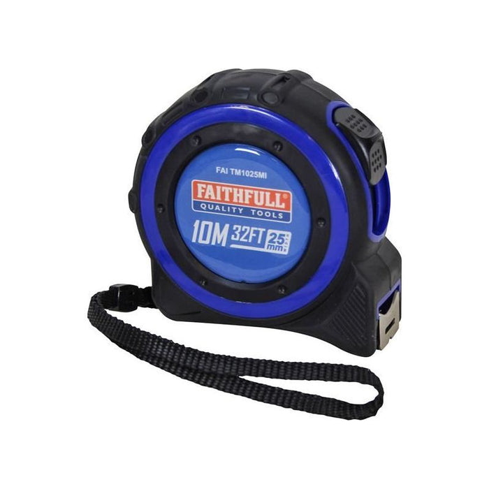 Faithfull Trade Tape Measure 10m/33ft (Width 25mm) Faithfull - Town Tools