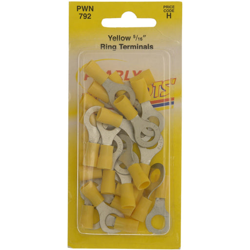 Wot-Nots Wiring Connectors - Yellow - Ring - 8mm - Pack of 25 Wot-Nots - Town Tools 