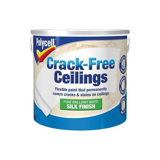 Polycell Crack-Free Ceilings Smooth Silk 2.5 litre Polycell - Town Tools