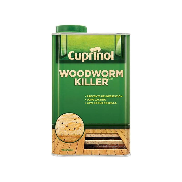 Cuprinol Low Odour Woodworm Killer 1 litre Cuprinol - Town Tools