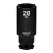 Draper Draper HI-TORQ Metric Deep Impact Socket, 3/8" Sq. Dr., 20mm Draper - Town Tools