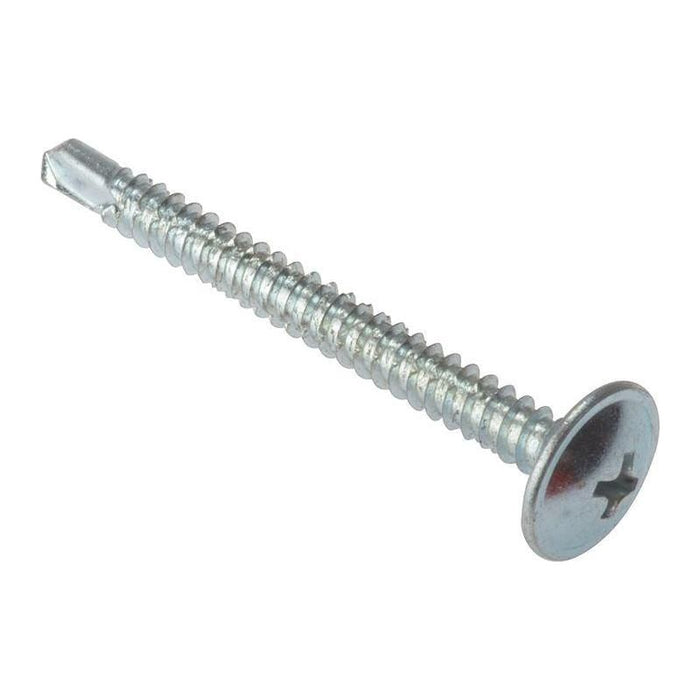 Forgefix Baypole Self-Drill Screw Phillips Wafer Head ZP 4.8 x 50mm Box 100 ForgeFix - Town Tools