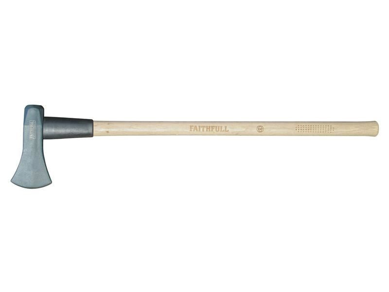 Faithfull Log Splitting Maul FSC Hickory Shaft 2.7kg (6lb) Faithfull - Town Tools