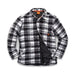 Scruffs Worker Padded Checked Shirt Black/White L Scruffs - Town Tools 