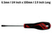 Teng Tools Flat Screwdriver 1.2 x 6.5 x 100mm L Teng Tools - Town Tools 