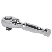 Premier Stubby Pear-Head Ratchet Wrench with Flip Reverse 3/8"Sq Drive