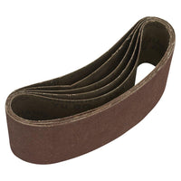 Sealey 76 x 457mm Sanding Belt 120Grit - Pack of 5 SB120457