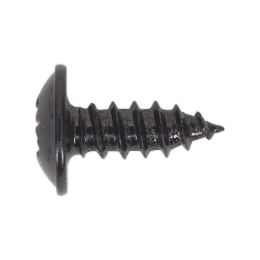 Sealey Self Tapping Screw 3.5 x 10mm Flanged Head Black Pozi Pack of 100 BST3510 Sealey - Town Tools 