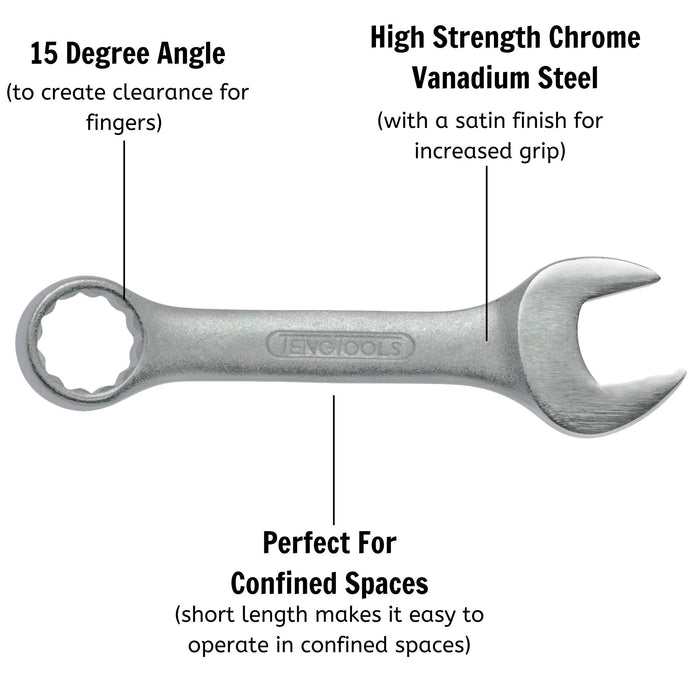 Teng Tools Stubby Combination Spanner Metric 18mm Teng Tools - Town Tools 