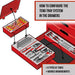 Teng Tools Storage Tray TTX4 6 Compartments Teng Tools - Town Tools 