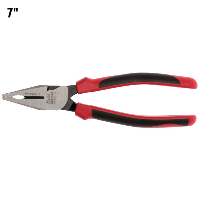 Teng Tools Heavy Duty Combination Plier TPR Grip 190mm Teng Tools - Town Tools 