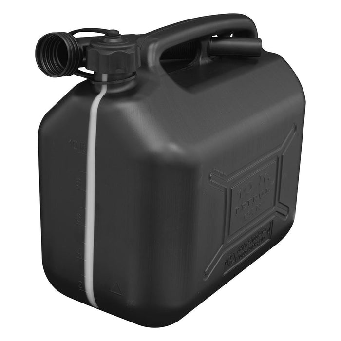 Sealey Fuel Can 10L Black JC10PB Sealey - Town Tools 