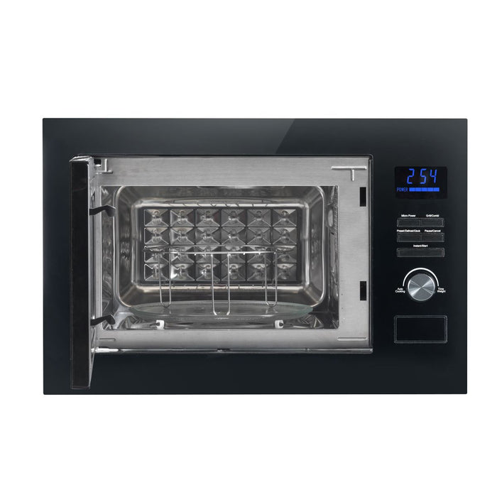 Baridi Integrated Microwave Oven with Grill 25L Capacity 900W - Black