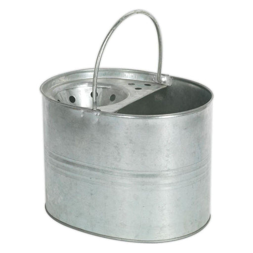 Sealey Mop Bucket 13L Galvanized BM08 Sealey - Town Tools 