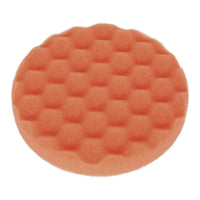 Sealey Buffing & Polishing Foam Head Hook & Loop150 x 25mm Orange/Firm