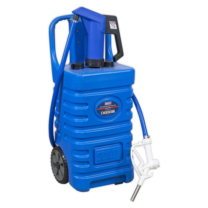 Sealey Mobile Dispensing Tank 55L with AdBlueï Pump Blue DT55BCOMBO1 Sealey - Town Tools 