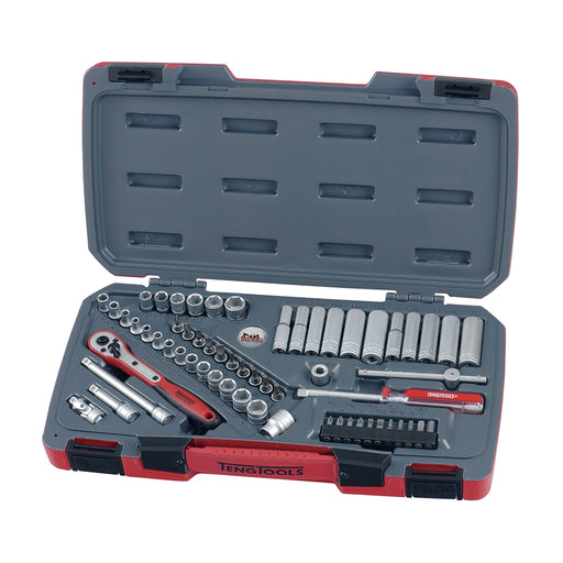 Teng Tools MECCA PRO 1/4" Socket Set 6 pt 60 Pieces Teng Tools - Town Tools 