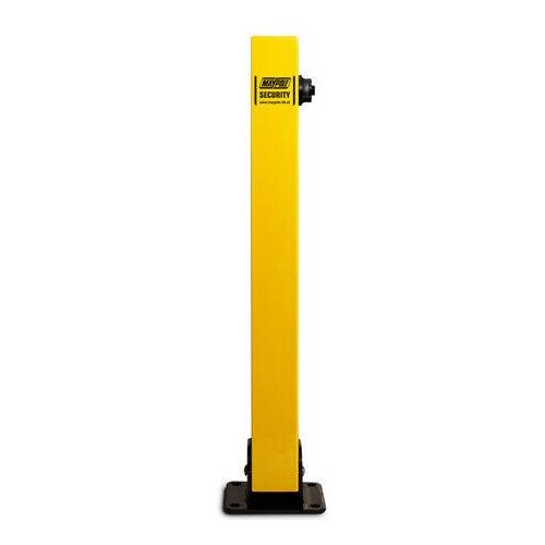 Maypole Square Security Parking Post Fold Down Bollard Lock Driveway Car Park Maypole - Town Tools 