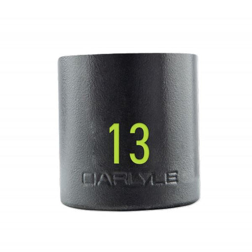Carlyle Tools 1/2In Drive 13mm 6 Pt Stubby Impact Socket - image 1