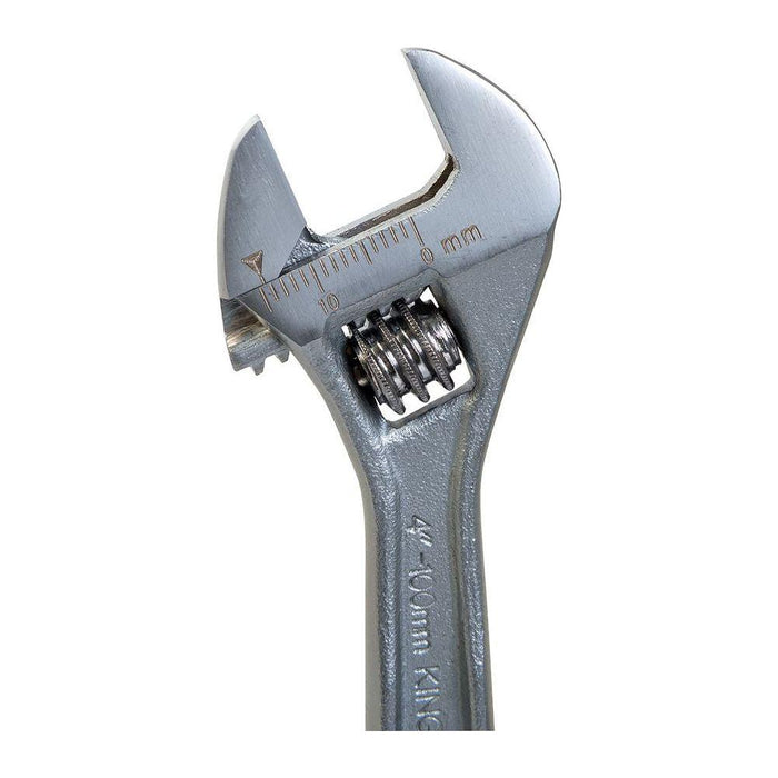 King Dick Adjustable Wrench Chrome 4" King Dick - Town Tools 