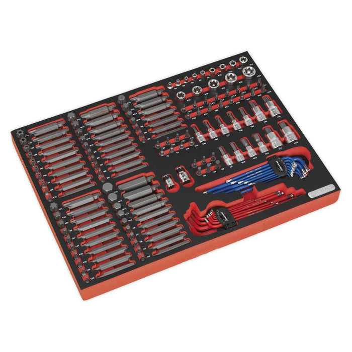 Sealey Tool Tray with Specialised Bits & Sockets 177pc TBTP07