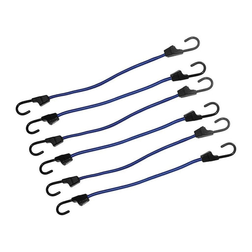 Silverline Bungee Cords 6pk 400mm Silverline - Town Tools 