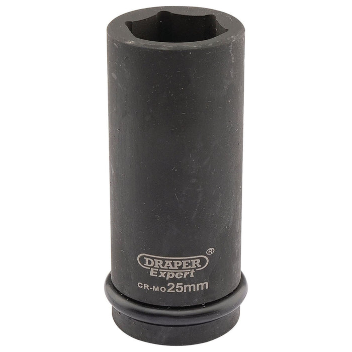 Draper Expert HI-TORQ 6 Point Deep Impact Socket, 3/4" Sq. Dr., 25mm Draper - Town Tools 