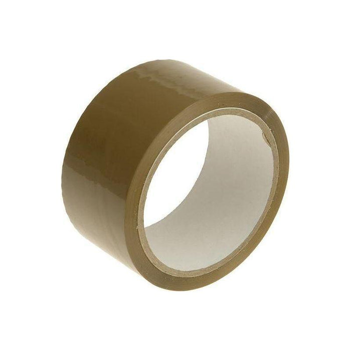 Faithfull Parcel Tape 48mm x 50m Brown Faithfull - Town Tools