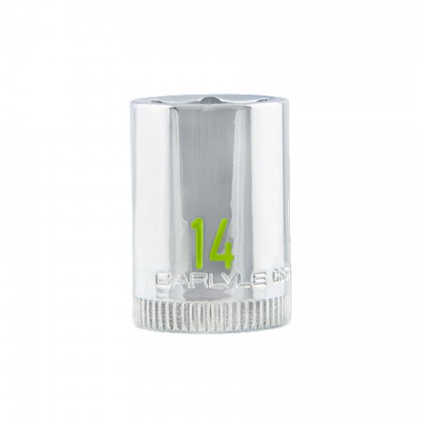 Carlyle Tools 3/8 Drive 14mm 6 Point Chrome Socket
