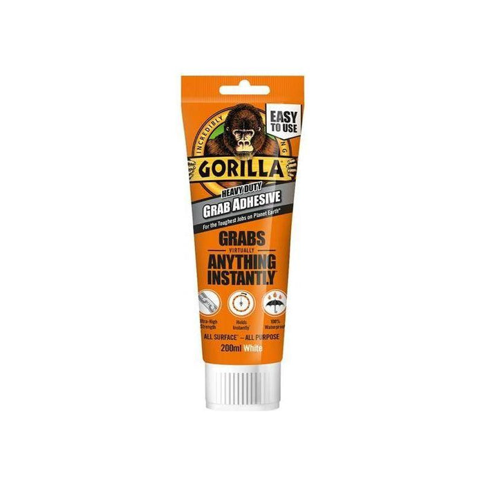Gorilla Glue Gorilla® Heavy-Duty Grab Adhesive White 200ml Gorilla Glue - Town Tools