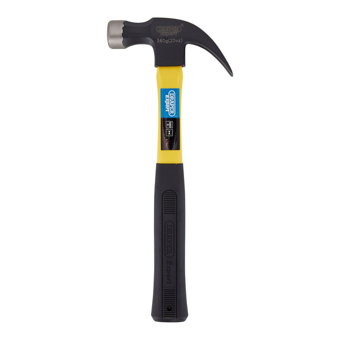 Draper Draper Expert Fibreglass Shafted Claw Hammer, 560g/20oz Draper - Town Tools