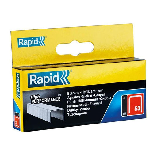 Rapid 53/12B 12mm Galvanised Staples (Box 2500) Rapid - Town Tools