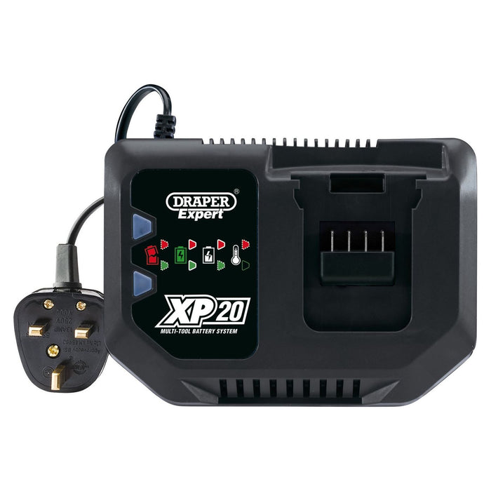 Draper XP20 20V Fast Battery Charger, 6A 56334 Draper - Town Tools 