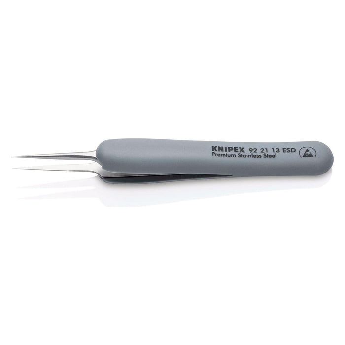 Draper Knipex 92 21 13 ESD Precision Tweezers with rubber handles ESD, 112mm Draper - Town Tools