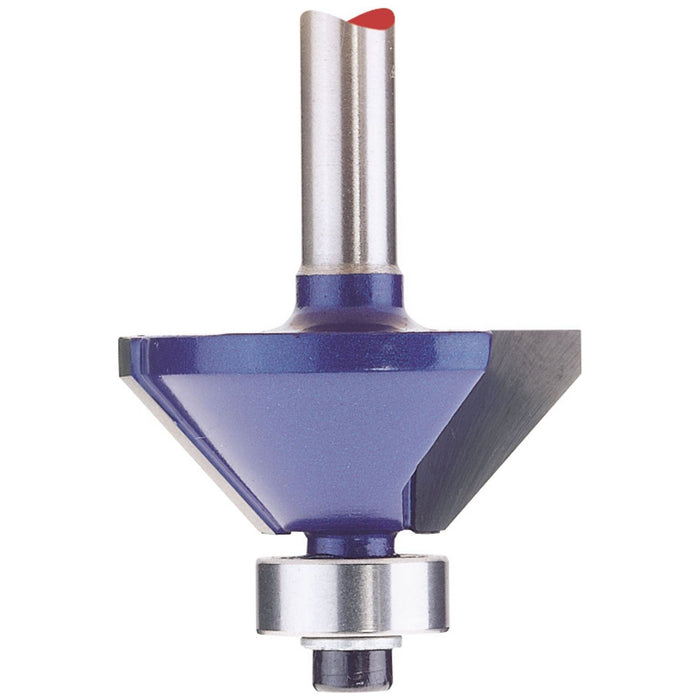 Draper TCT Router Bit, 1/4" Chamfering, 30mm x 45&deg; 75340 Draper - Town Tools 