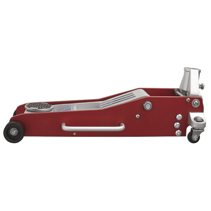 Premier Low Profile Aluminium Trolley Jack with Rocket Lift 2.5 Tonne Sealey Premier - Town Tools 