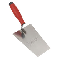 Sealey Stainless Steel Bucket Trowel with Rubber Handle 180mm T1204