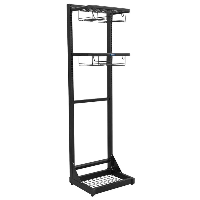 Sealey Motorcycle Helmet & Gear Tidy, Freestanding MS081FS Sealey - Town Tools 