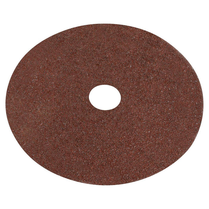 Sealey Fibre Backed Disc115mm 24Grit Pack of 25 WSD4524 Sealey - Town Tools 